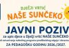 Dječji vrtić NAŠE SUNČEKO Jakovlje otvorio upise za pedagošku godinu 2026./2027.